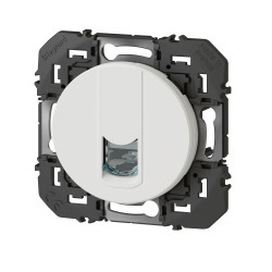 PRISE BLINDEE RJ45 CATEGORIE 6 FTP DOOXIE FINITION BLANC