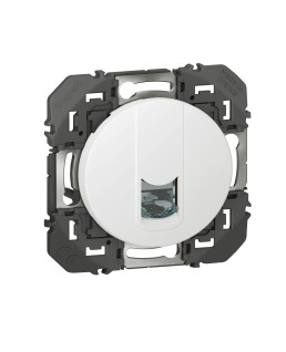 PRISE BLINDEE RJ45 CATEGORIE 6 FTP DOOXIE FINITION BLANC