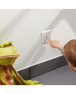 PRISE 2P+T SURFACE MOSAIC 2 MODULES AVEC CONNEXION BORNES AUTOMATIQUES - BLANC