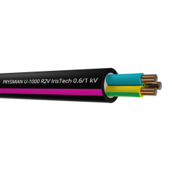 CABLE INDUSTRIEL RIGIDE U1000 R2V IRISTECH 3G2,5*COURONNE DE 50 METRES