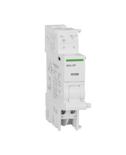 ACTI9, IMX+OF DECLENCH. A EMISSION TENSION + CONTACT AUX. 100-415VCA 110-130VCC