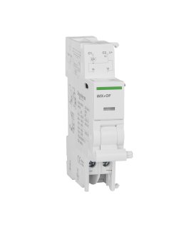 ACTI9, IMX+OF DECLENCH. A EMISSION TENSION + CONTACT AUX. 100-415VCA 110-130VCC