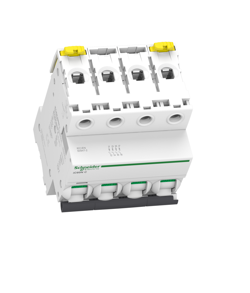 ACTI9 IC60N - DISJONCTEUR - 4P - 20A - COURBE C - 400VCA - 6000A\/10KA