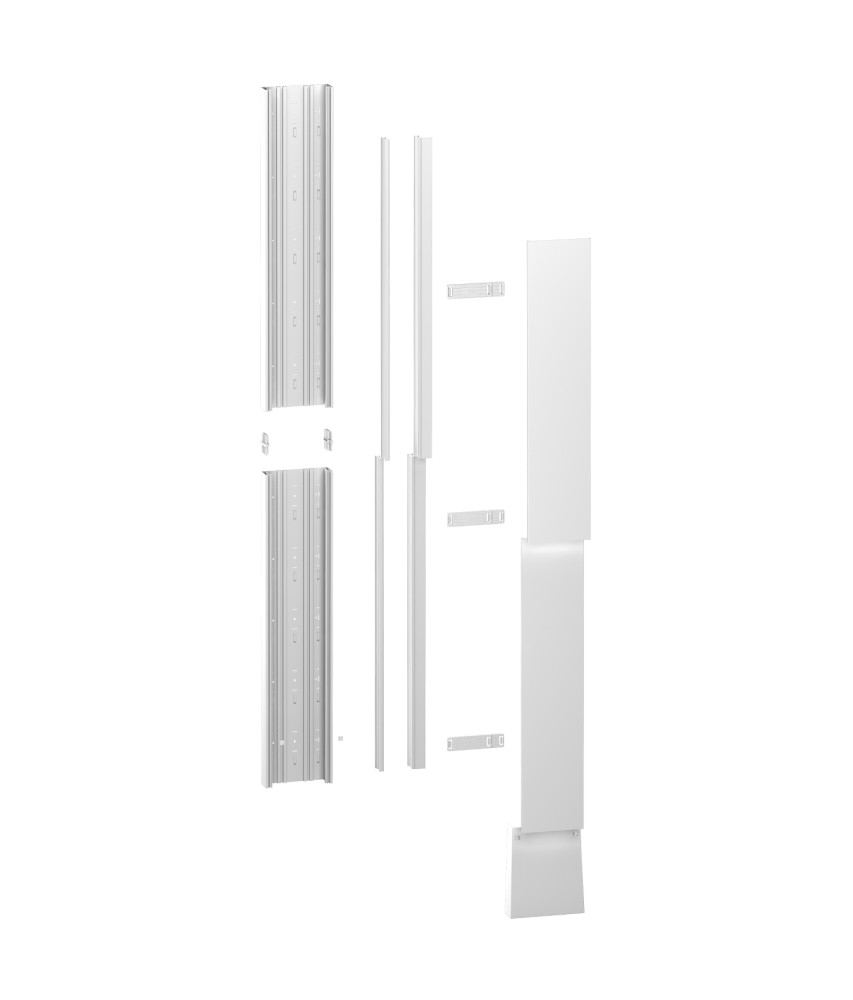 RESI9 - KIT GOULOTTE 13M - 2 PARTIES - CORPS - CAPOT - CLOISONS - CAPOT ERDF