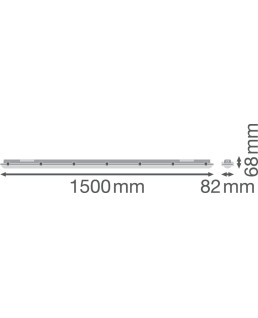 LDV DP LED 1500 46W 6500K 6400LM IP65 ETANCHE LEDVANCE