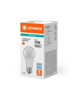 LED CLASSIC LEDVANCE VALUE CLA75 DEPOLIE E27 10W 865 1055LM