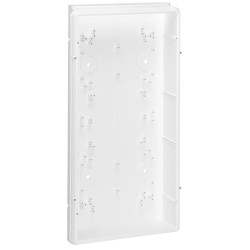 BAC ENCASTREMENT ISOLANT FAIBLE PROF POUR GTL POUR COFFRET 2 RANGEES + PLATINE