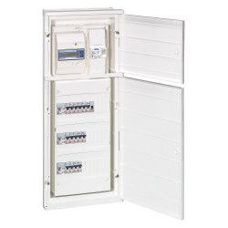 BAC ENCASTREMENT ISOLANT FAIBLE PROF POUR GTL POUR COFFRET 3 RANGEES + PLATINE