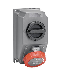 COFFRET HYPRA POUR CONTENEUR FRIGORIFIQUE IP66\/67-55 -32A -440V~ -3P+T PLASTIQUE