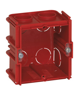 BOITE MONOPOSTE BATIBOX POUR MACONNERIE 1 POSTE CARREE ASSOCIABLE PROFONDEUR 50