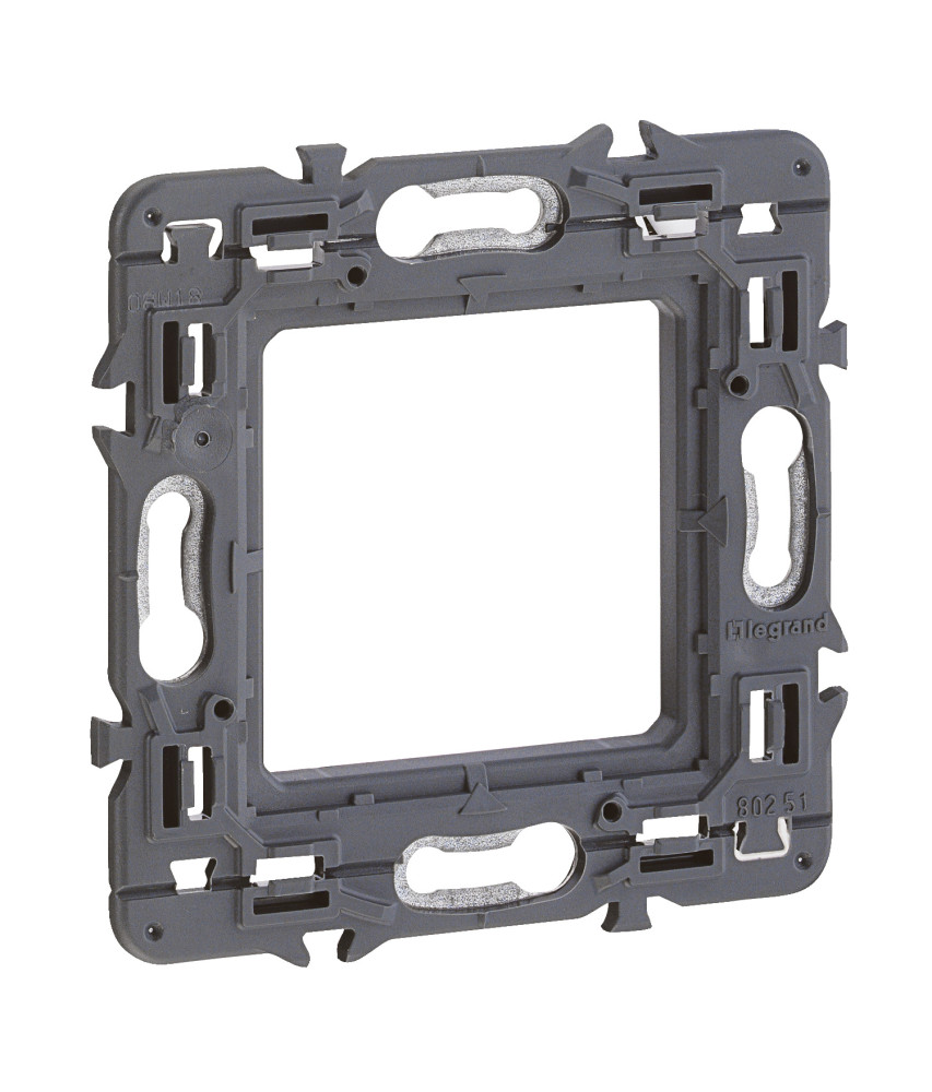 SUPPORT A VIS POUR MOSAIC , CELIANE OU SOLIROC POUR 1 POSTE OU 2 MODULES